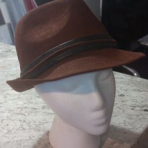 Brown Fedora Hat